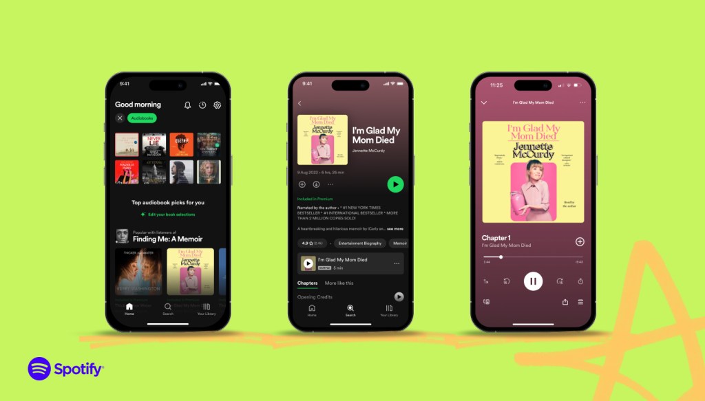Spotify brings its audiobooks perk for Premium users to Canada, Ireland and New Zealand