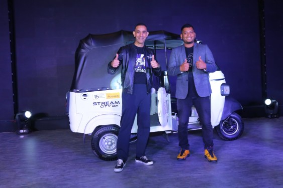 Exponent Energy and Omega Seiki Mobility launched an electric three-wheeler passenger vehicle in India with 15-minute charging