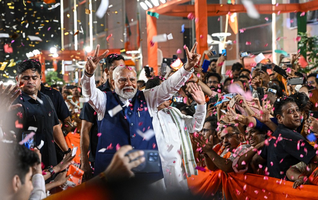 Modi-led coalition’s election win signals policy continuity in India — and spending cuts