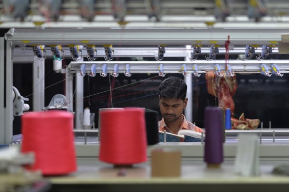 Indian apparel factory