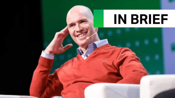 Ben Horowitz onstage at TC Disrupt