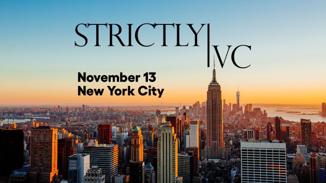 StrictlyVC NYC 2024 Event, happening November 13