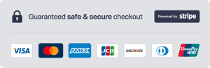 safe and secure payment. Easy refund guarantee. Powered by Stripe payment gateway. All major cards are accepted.