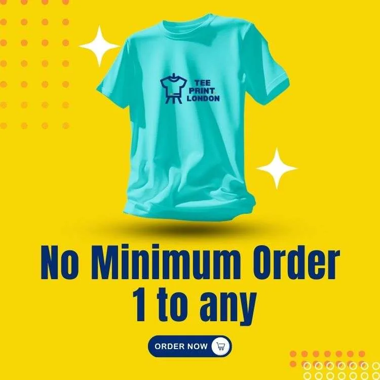 No Minimum Order for t-shirt