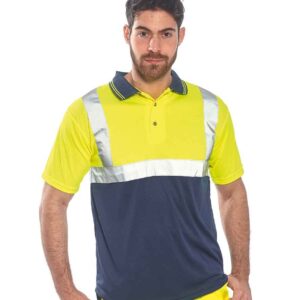 Portwest Hi-Vis Two Tone Polo Shirt