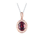 rhodolite garnet necklaces