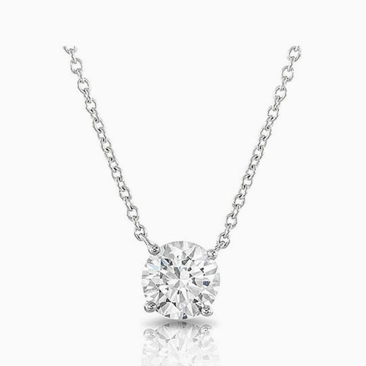 Diamond Solitaire Necklace