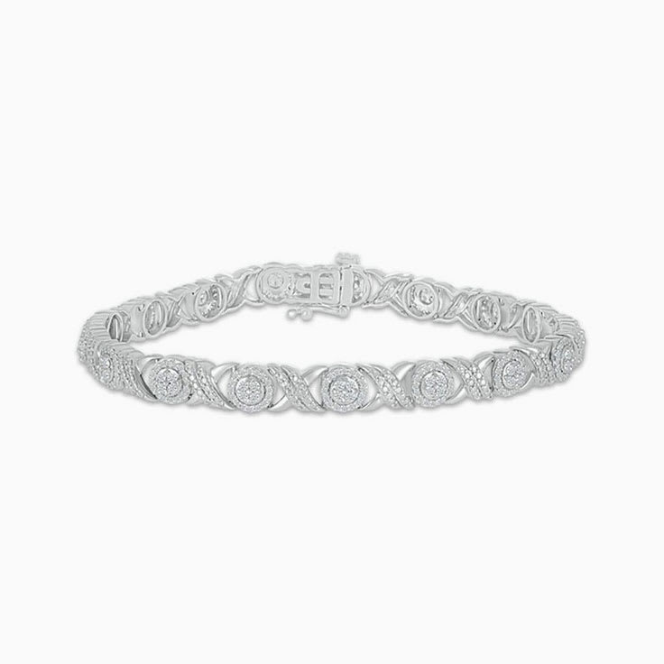 Diamond Link Tennis Bracelet