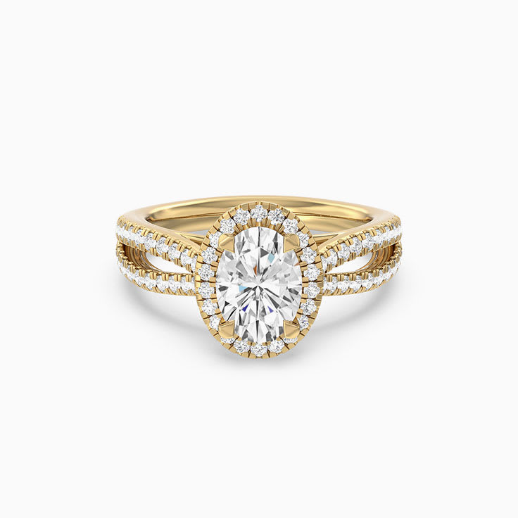 1 carat oval diamond engagement ring