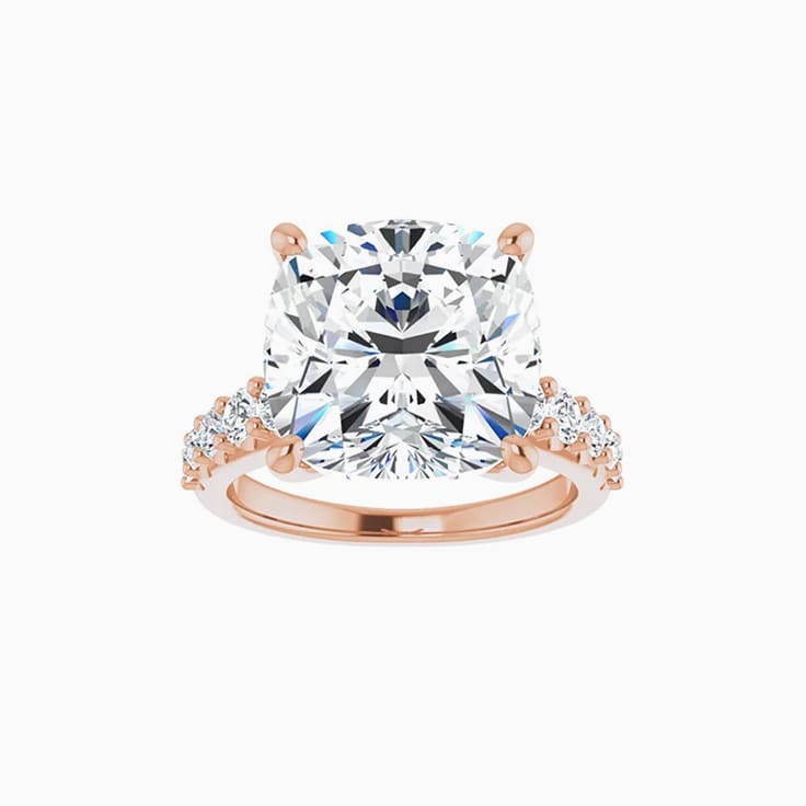 1 carat cushion cut diamond ring