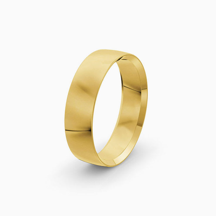 22K Gold Mens Wedding Ring