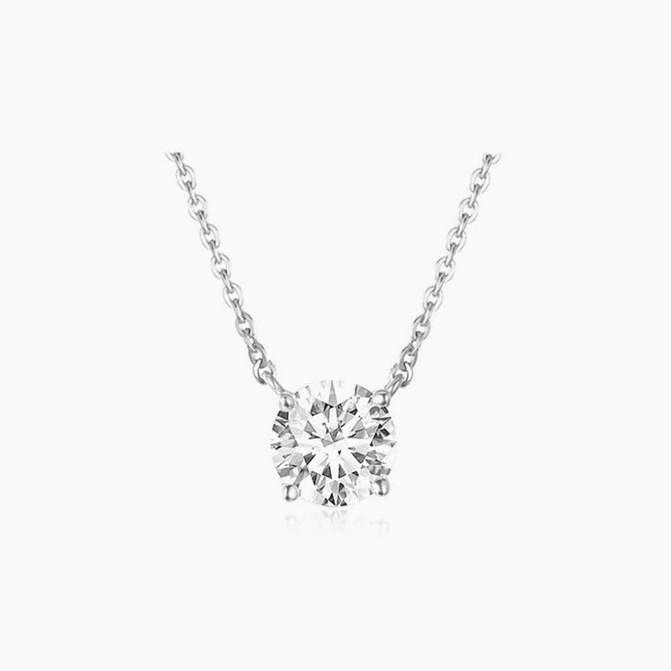 Solitaire Diamond Necklace