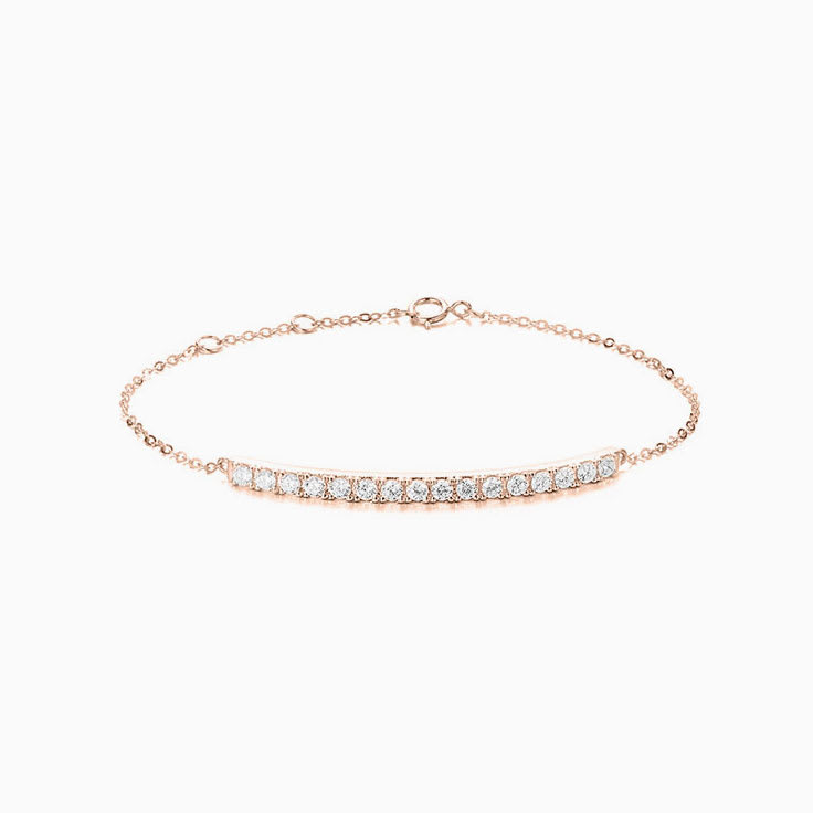 Diamond Bar Bracelet