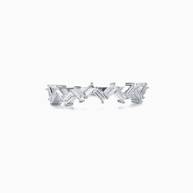 Baguette Zig Zag Ring