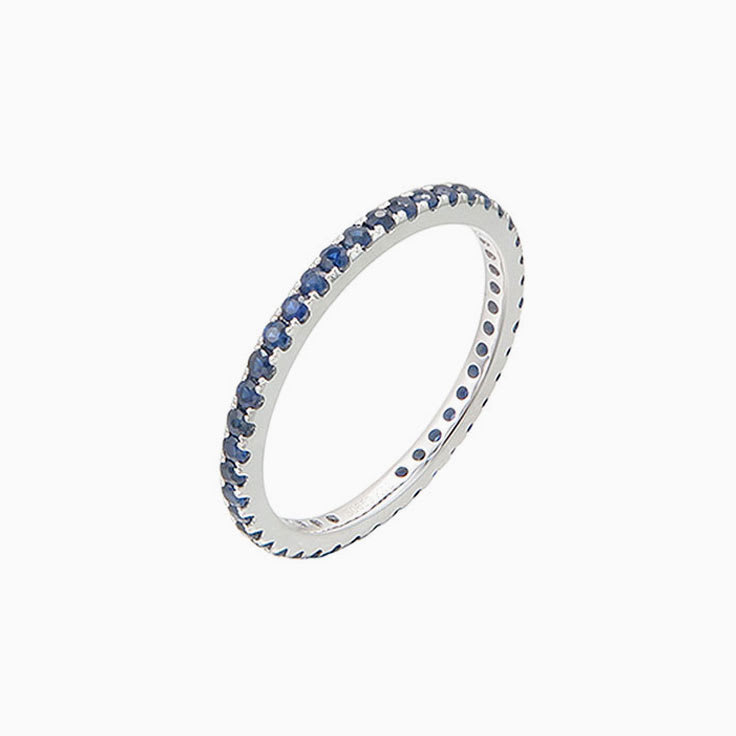 Blue Sapphire Eternity Band 3925