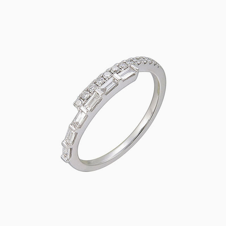 Baguette and Diamond Band 3077