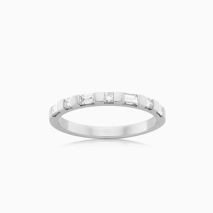 Baguette and Princess cut ring FR3923