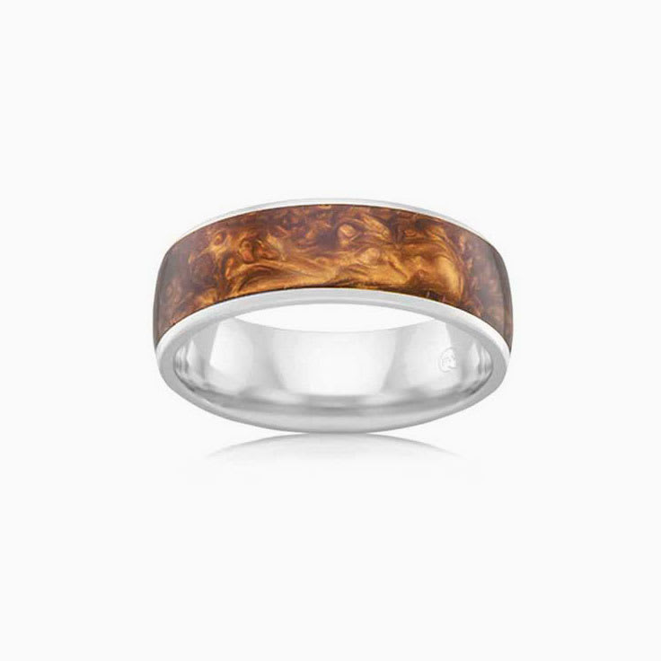 Brown Spectrum mens ring J4295