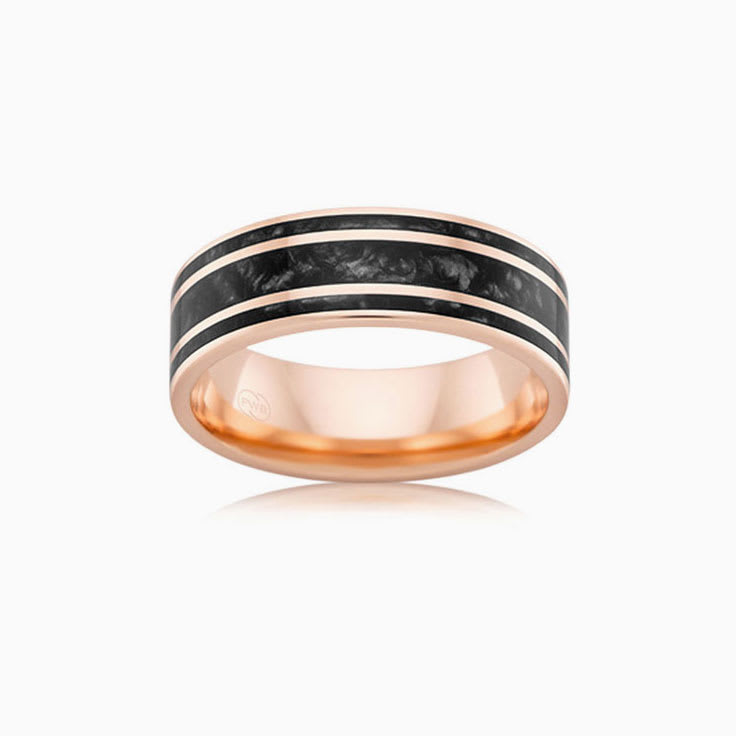 Black spectrum mens ring J4299