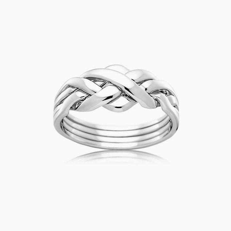 Braided Mens Wedding Ring