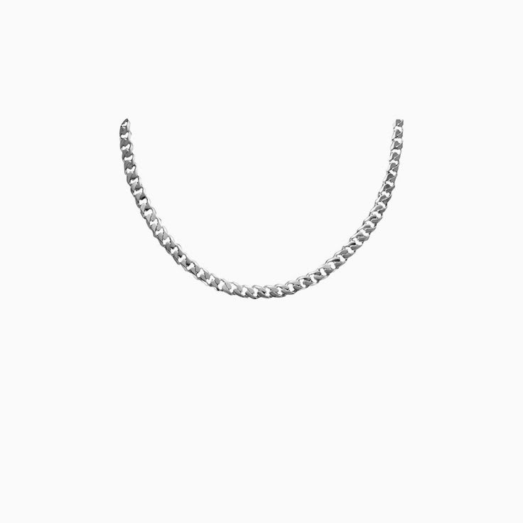 18k white gold chain