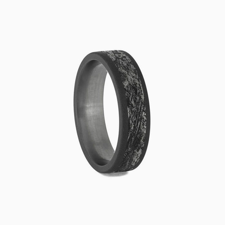 Sandblasted Meteorite Band