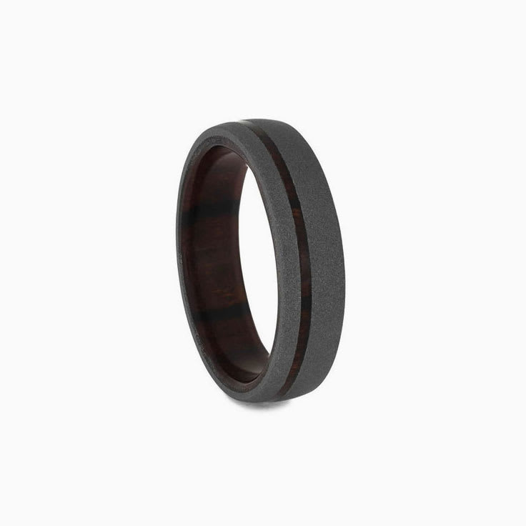 Ironwood Sandblasted Titanium Band