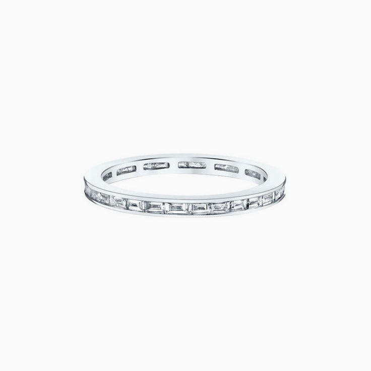 Baguette eternity ring