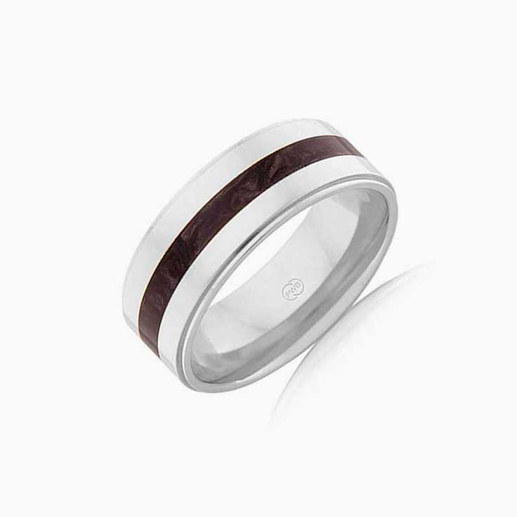 Black spectrum wedding ring J4377