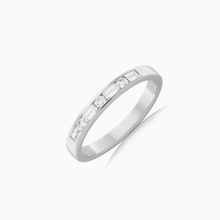 Baguette and round ring FR3478