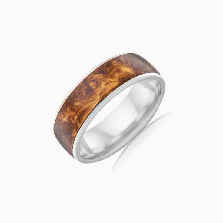 Brown Spectrum mens ring J4295