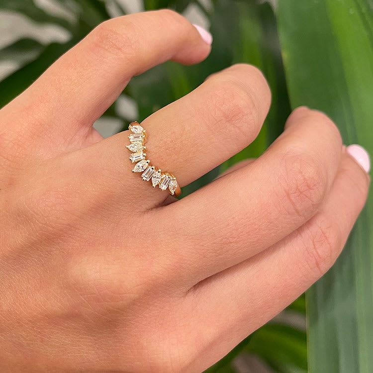 Baguette Marquise Tiara Ring