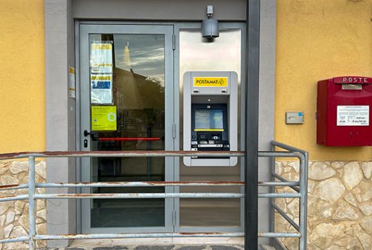 Installati a Dogliola e Casalanguida gli ATM Postamat di nuova generazione