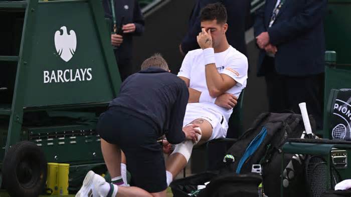 Emotional Kokkinakis withdraws from Wimbledon as two Australians remain in contention