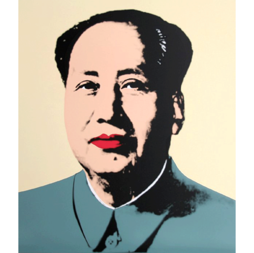 Andy Warhol / Sunday B Morning - Mao- Yellow