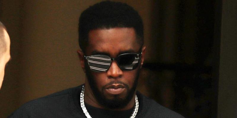 P Diddy leaving the Corinthia hotel