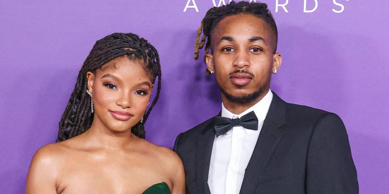 Halle Bailey and DDG at the 55th Annual NAACP Image Awards