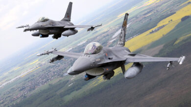 F-16 jets