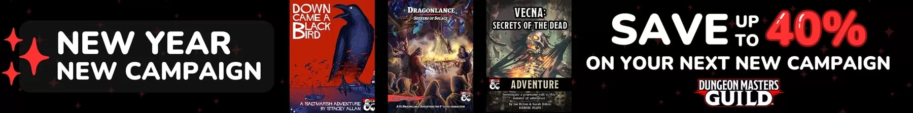 New Year, New Campaign Sale at DMs Guild