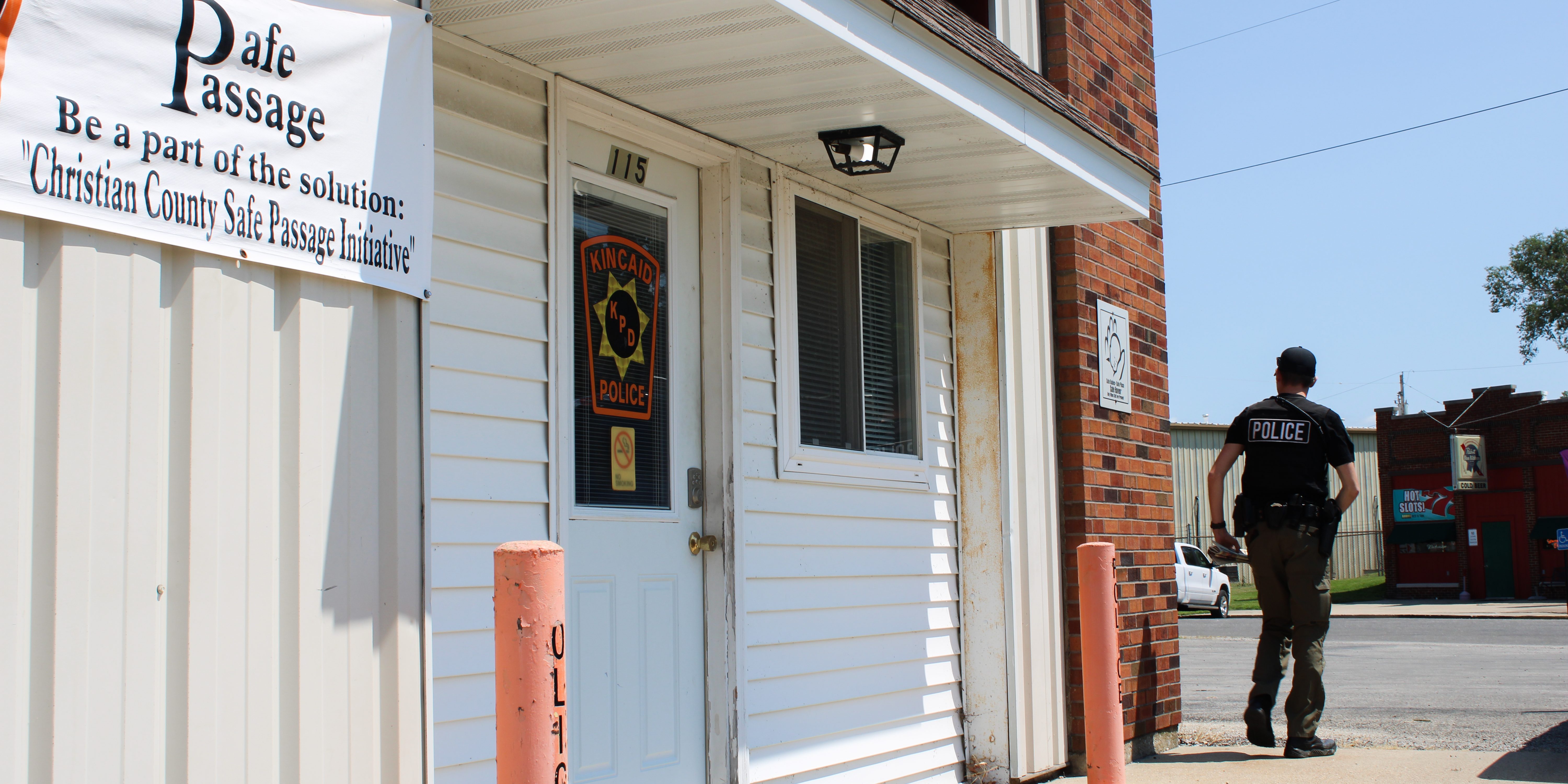 The Kincaid Police Department headquarters on Aug. 9, 2024.