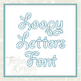 Loopy Letters Font T1885