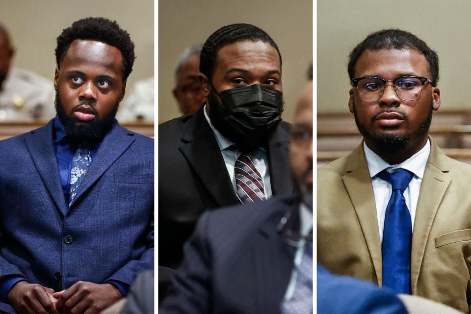 <strong>From left to right: Tadarrius Bean, Demetrius Haley and Justin Smith are on trial.</strong>&nbsp;(Mark Weber/The Daily Memphian file)<div><div><div>&nbsp;</div></div></div>