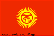 flag of Kyrgyzstan