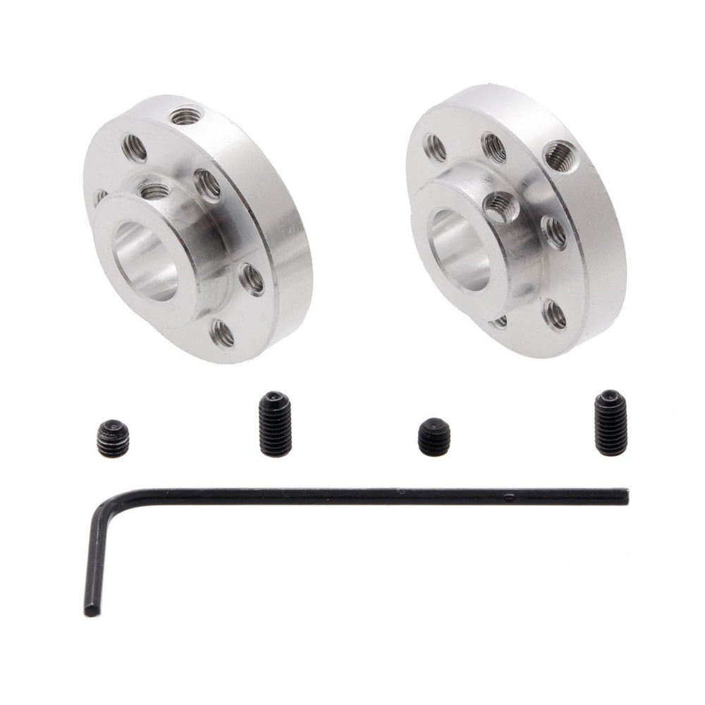 Pololu Universal Aluminium Mounting Hub for 8mm Shafts - M3 Holes (2-Pack) - The Pi Hut