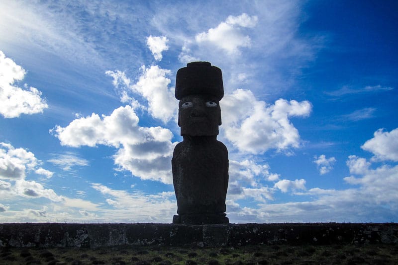 Moai with Eyes