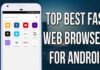 Top best web browsers for android phones