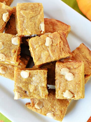 Pumpkin Blondies