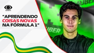 Gabriel Bortoleto comemora estreia na Fórmula 1: "Aprendendo coisas novas"