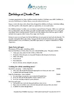 Drumlin Farm Wildlif e Sanctuary  South Great Road Lincoln MA   A unique opportunity fo r Mass Audubon member families HOHEUDWHRXUFKLOGVELUWKGDLQ our cozy Pond House or Turkey House reserved exclusive