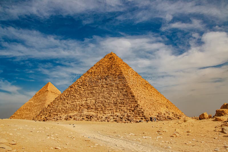 Ancient Pyramid of Mycerinus, Menkaura and the Pyramids of the Queens ...